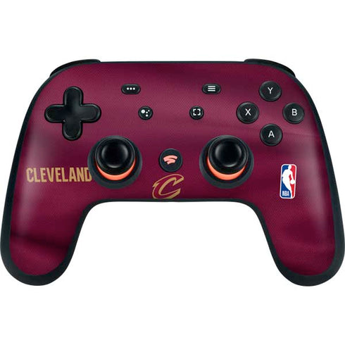 NBA Cleveland Cavaliers Jersey Google Stadia Controller Skin